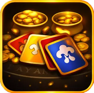 RG棋牌遊戲撲克與金幣元素展示