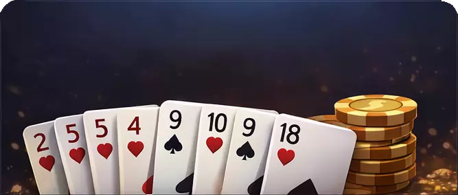 RG棋牌撲克遊戲下注與金幣元素畫面