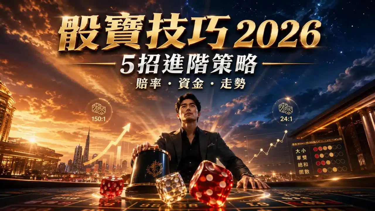 骰寶技巧2026與新手5招進階實戰策略封面圖