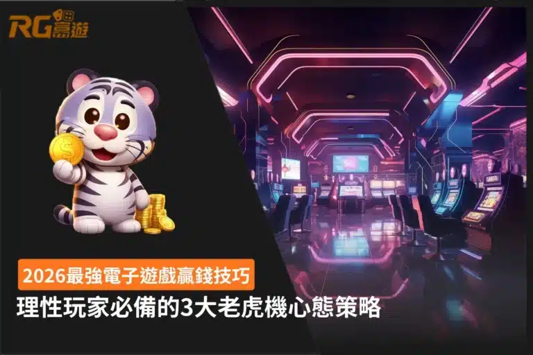 電子遊戲贏錢技巧攻略圖,整理理性玩家必備的預算控管、停損紀律與避免追注3大老虎機心態策略。